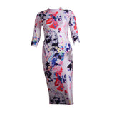 Jaune Hollywood Collection - Multicolor Vibes Midi Dress