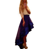 Jaune Hollywood Collection Layered Hi-Lo Dress - (Slim Fit)