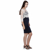 Jaune Lace Affair Bodycon Dress