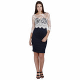 Jaune Lace Affair Bodycon Dress