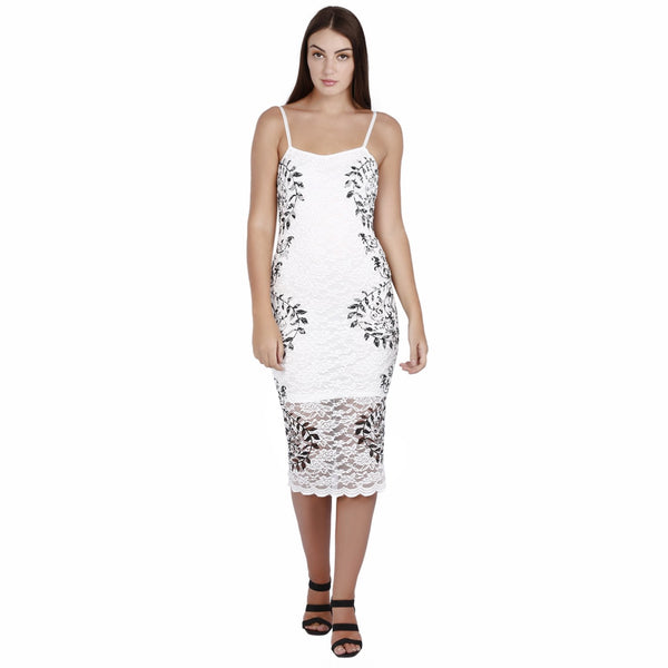 Jaune The Assyrian Princess White Strap Dress
