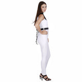 Jaune White Lace Full Jumpsuit