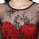 Jaune Lace Affair Bodycon Dress