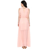 Jaune Summer Alexendria Bannett Collection -  Boho Beige Maxi Dress